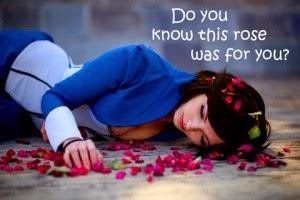 sad girl rose - Broken Heart SMS - Broken Heart SMS