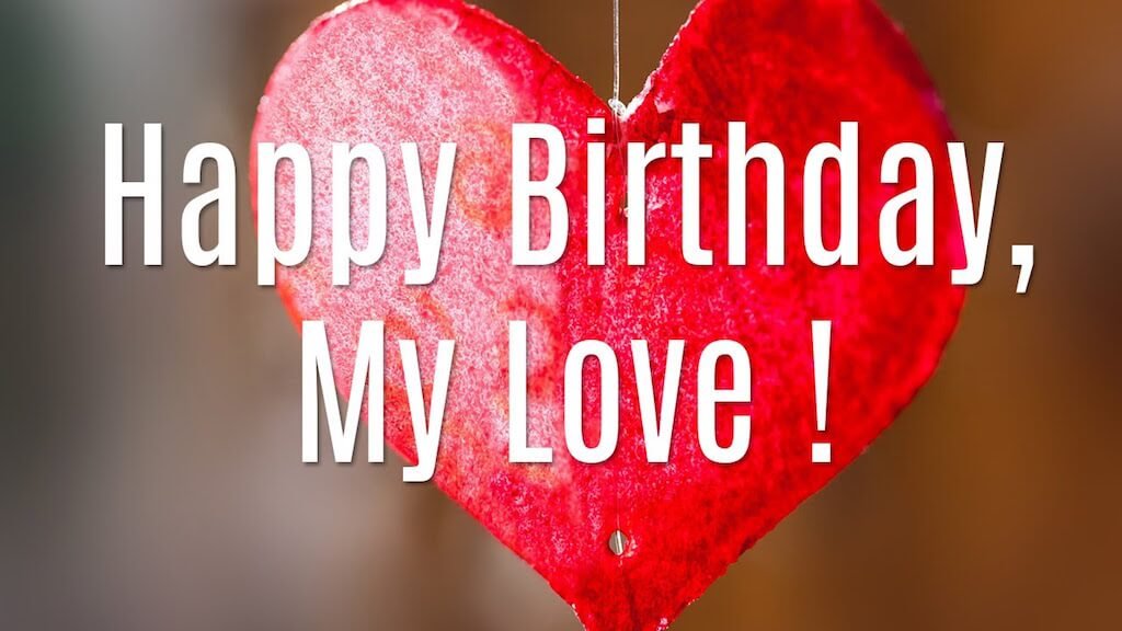 happy birthday romantic image - Birthday Messages - 18 - Kiss Messages